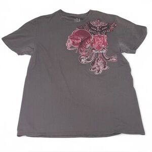 Vintage Alabama Crimson Tide Gray Graphic Men's T-Shirt Size L